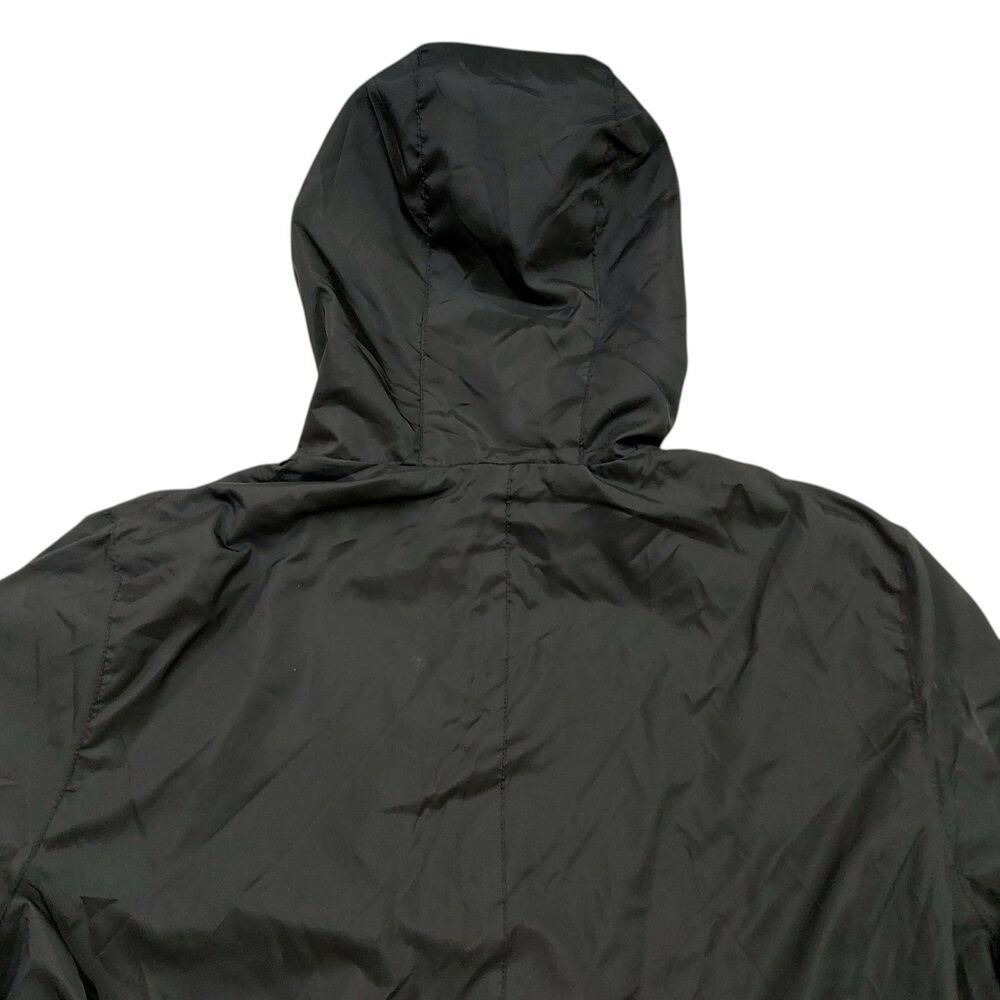 Free Country Windbreaker Jacket Mens Medium Black Lined Hooded Full Zip Outdoor - Picture 7 of 12